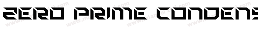 Zero Prime Condensed字体转换
